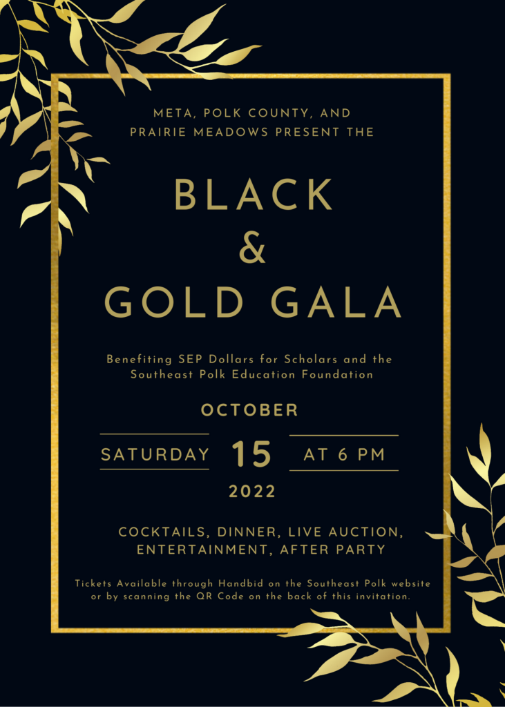 Black and Gold Gala Southeast Polk Community School DistrictSoutheast